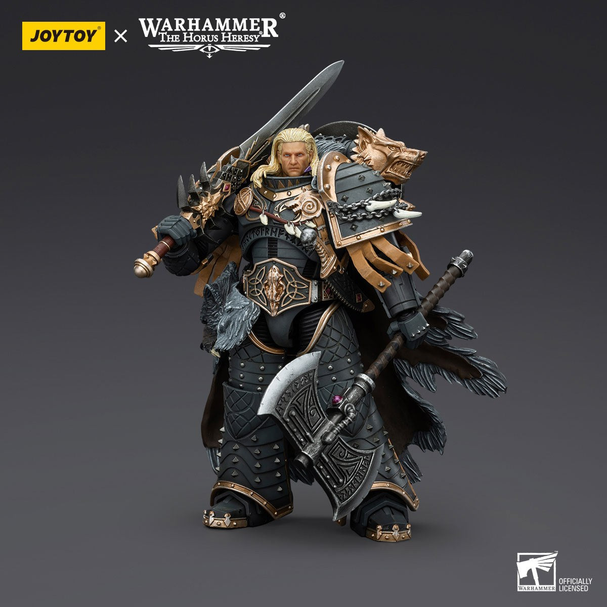 JoyToy Warhammer: Leman Russ, Primarch of the Space Wolves (1/18)