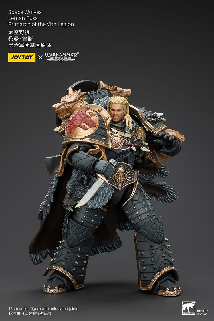 JoyToy Warhammer: Leman Russ, Primarch of the Space Wolves (1/18)