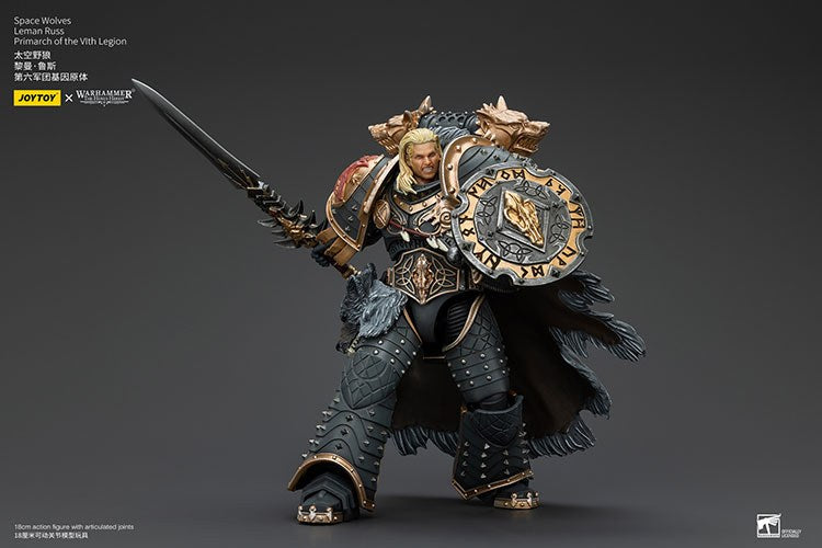 JoyToy Warhammer: Leman Russ, Primarch of the Space Wolves (1/18)