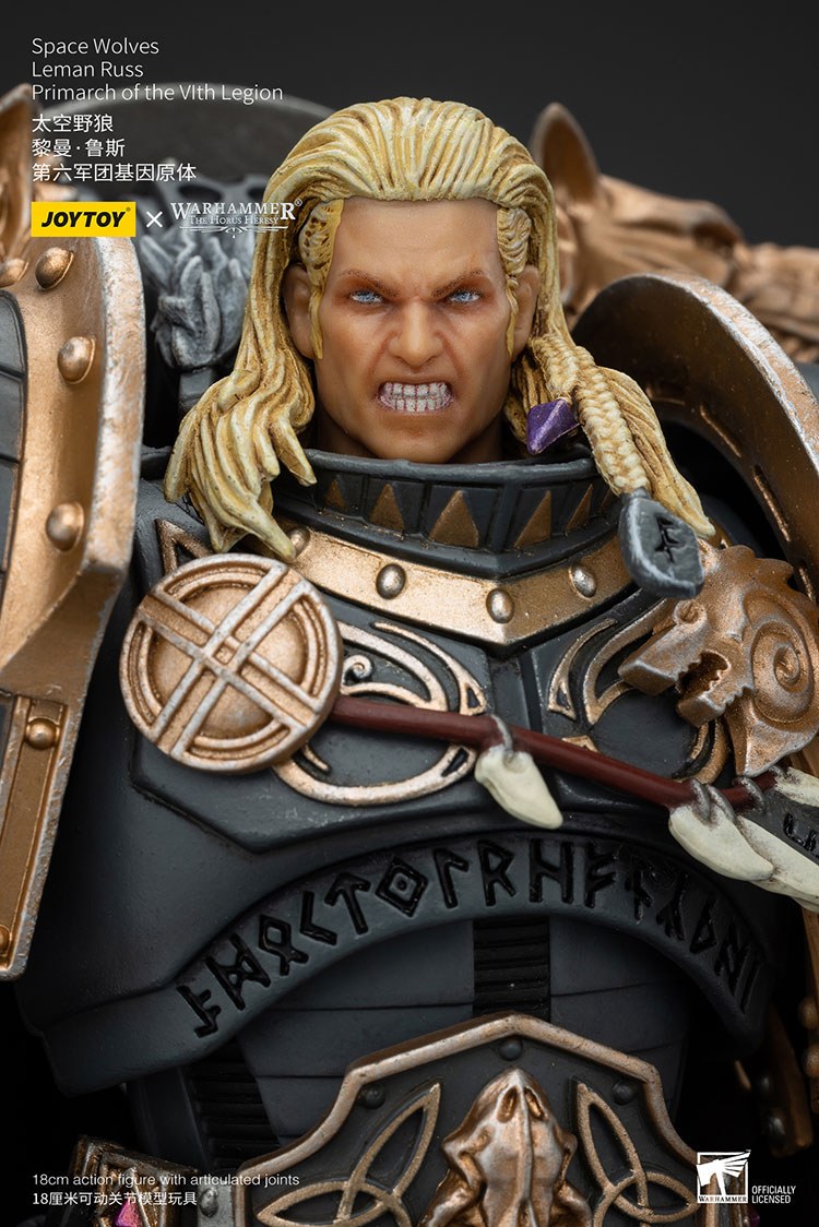 JoyToy Warhammer: Leman Russ, Primarch of the Space Wolves (1/18)