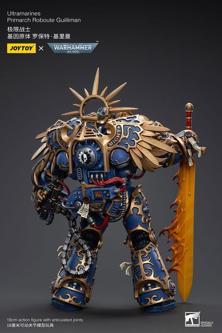 JoyToy Warhammer: Roboute Guilliman, Primarch of the Ultramarines (1/18)