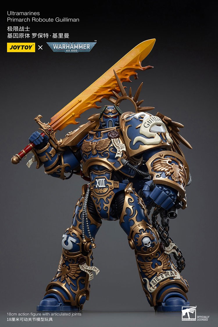 JoyToy Warhammer: Roboute Guilliman, Primarch of the Ultramarines (1/18)
