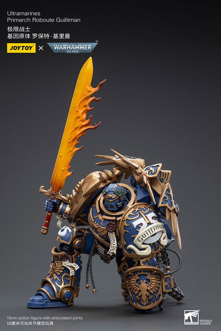 JoyToy Warhammer: Roboute Guilliman, Primarch of the Ultramarines (1/18)
