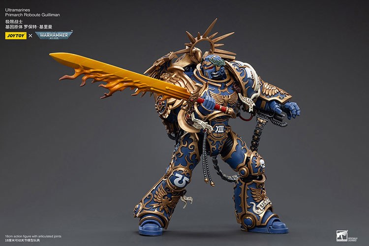 JoyToy Warhammer: Roboute Guilliman, Primarch of the Ultramarines (1/18)