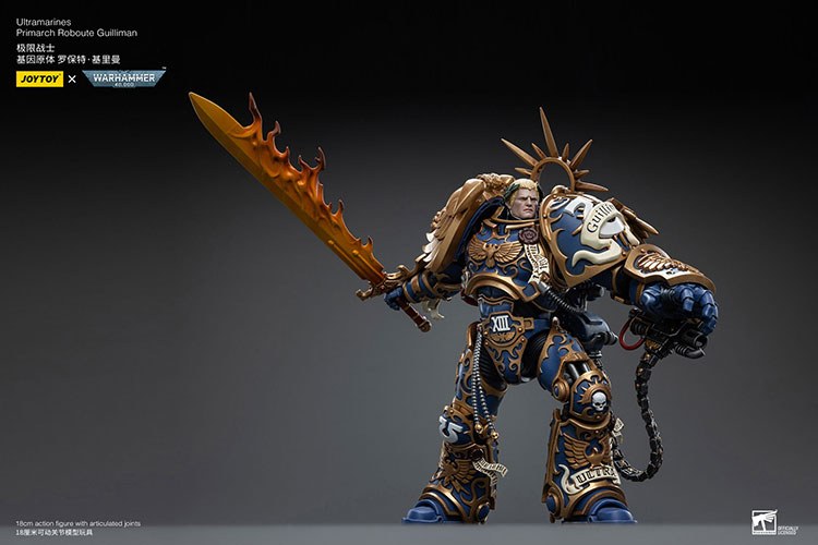 JoyToy Warhammer: Roboute Guilliman, Primarch of the Ultramarines (1/18)