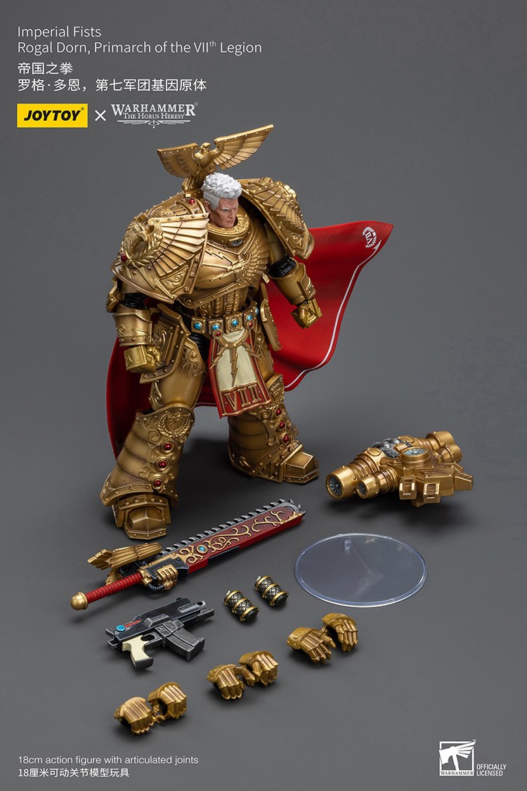 JoyToy Warhammer: Rogal Dorn, Primarch of the Imperial Fists (1/18)
