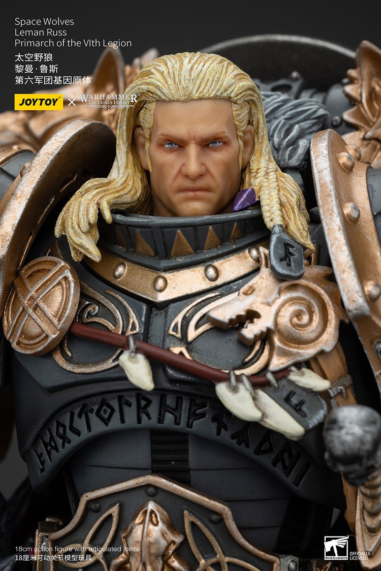 JoyToy Warhammer: Leman Russ, Primarch of the Space Wolves (1/18)