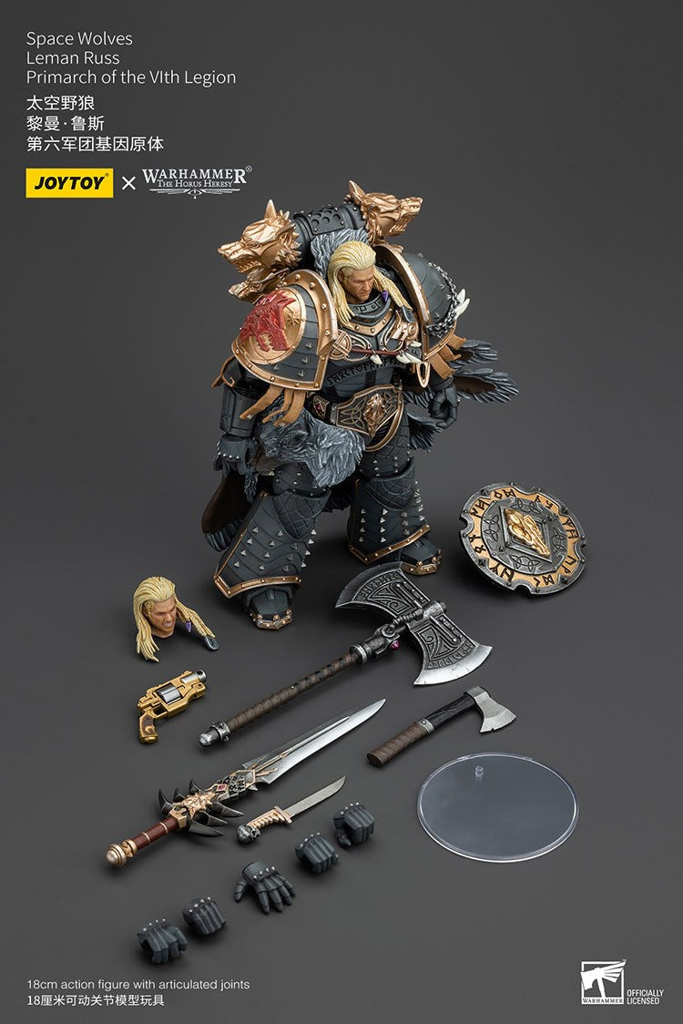 JoyToy Warhammer: Leman Russ, Primarch of the Space Wolves (1/18)