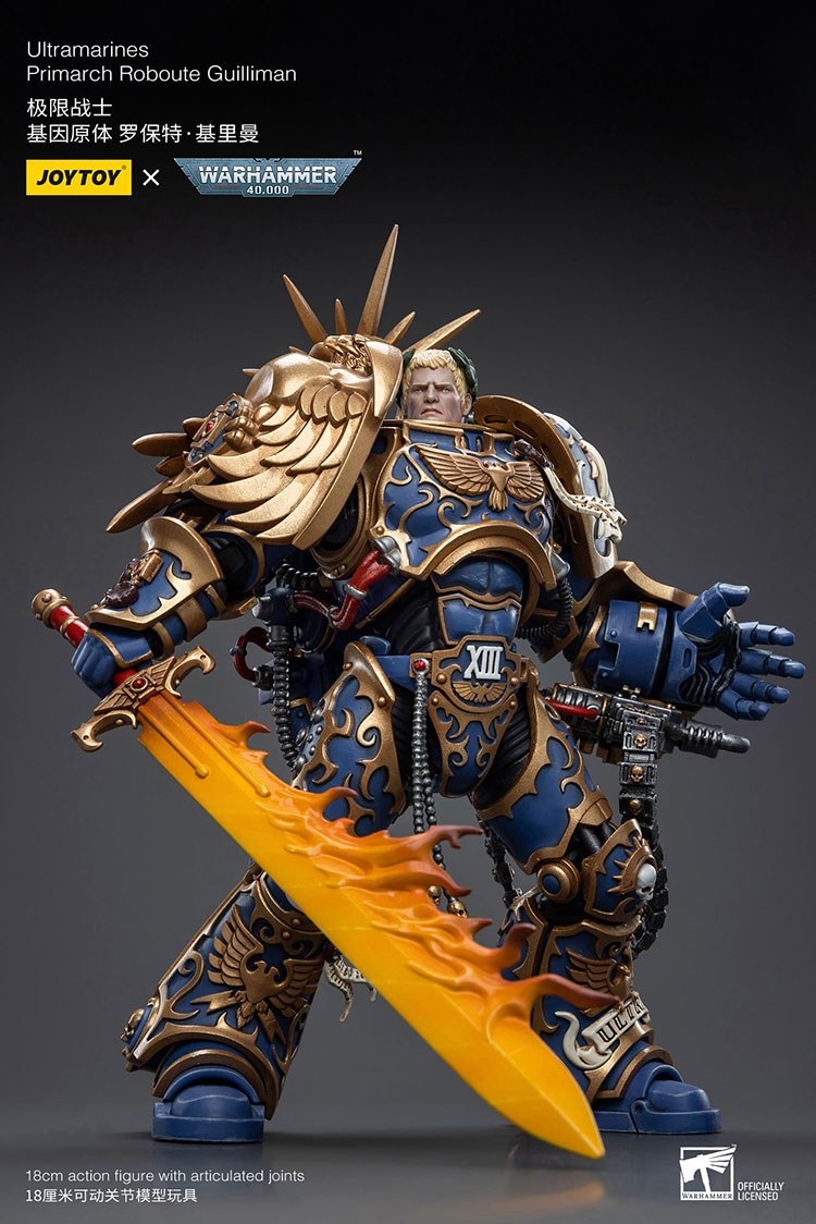 JoyToy Warhammer: Roboute Guilliman, Primarch of the Ultramarines (1/18)