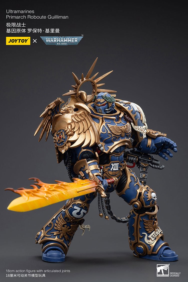 JoyToy Warhammer: Roboute Guilliman, Primarch of the Ultramarines (1/18)