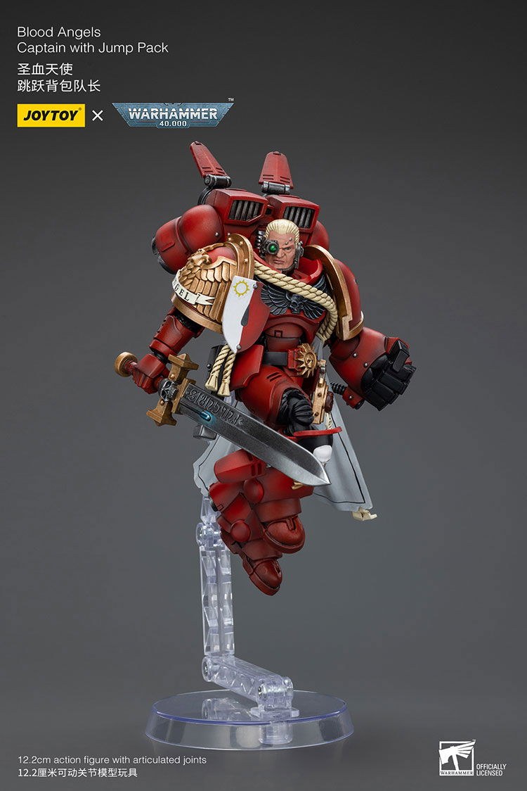 JoyToy Warhammer Blood Angels Captain with Jumpack