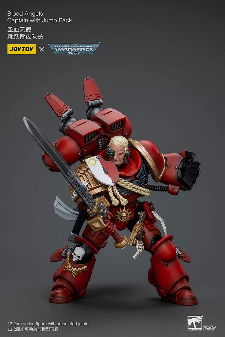 JoyToy Warhammer Blood Angels Captain with Jumpack