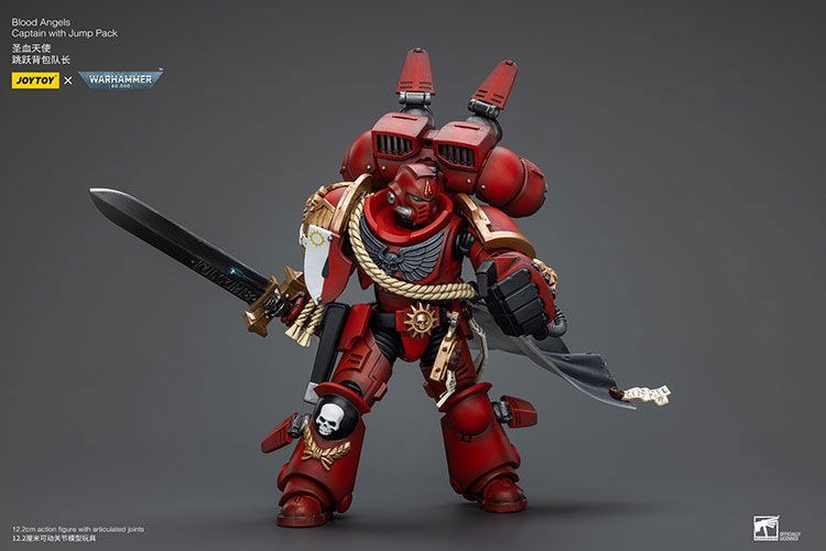 JoyToy Warhammer Blood Angels Captain with Jumpack